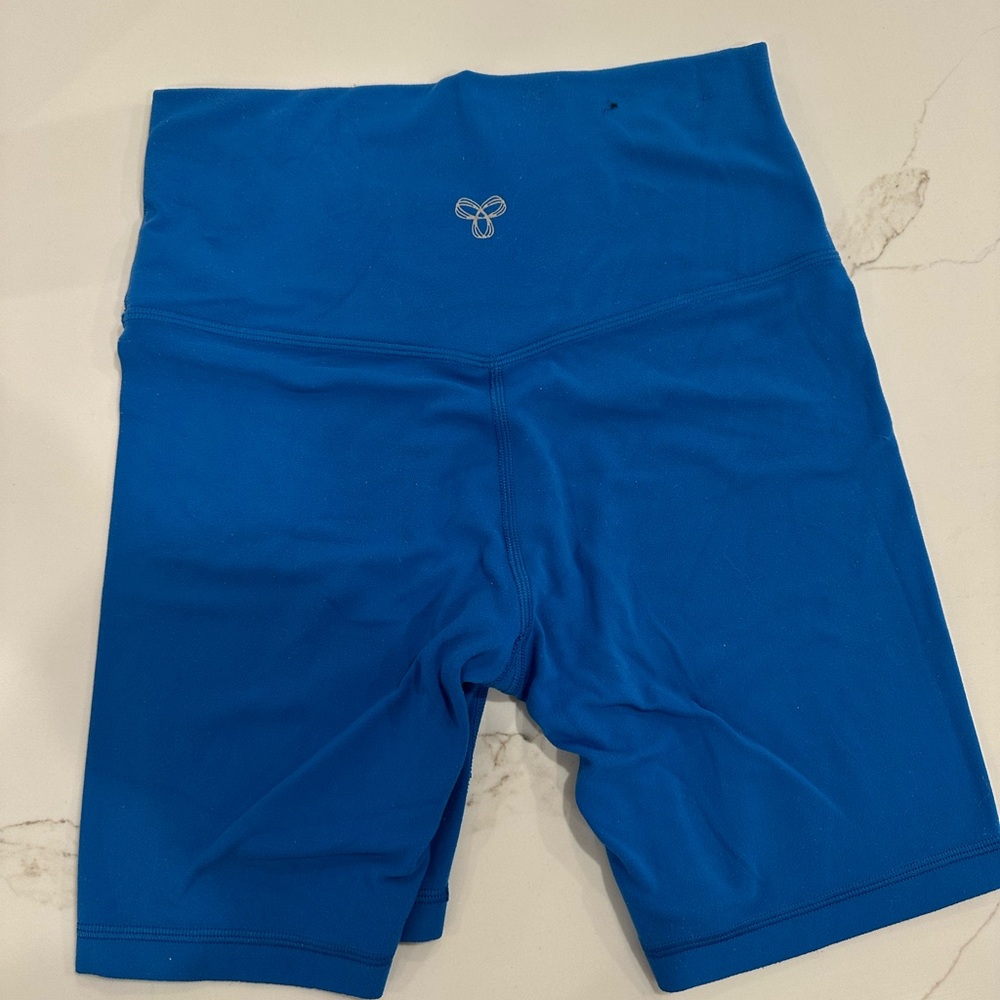 Aritzia TNA Blue Biker Shorts